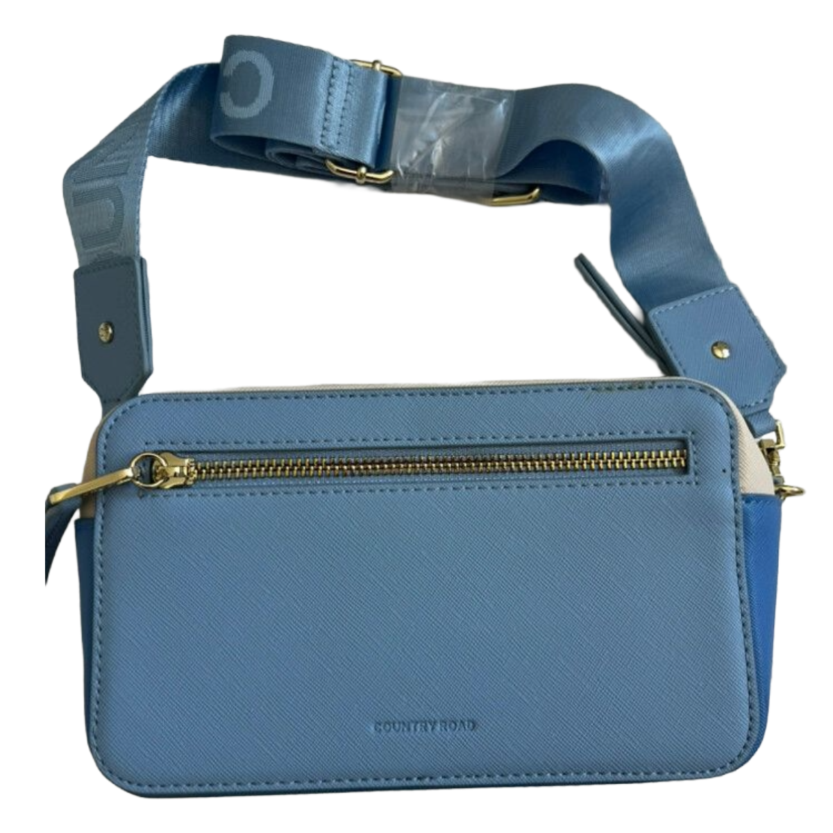 Country Road Branded Camera Bag in BlueWhite.png