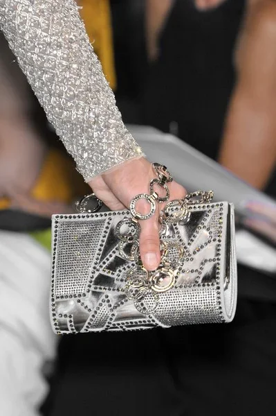 Armani Privé Metallic Beaded Clutch