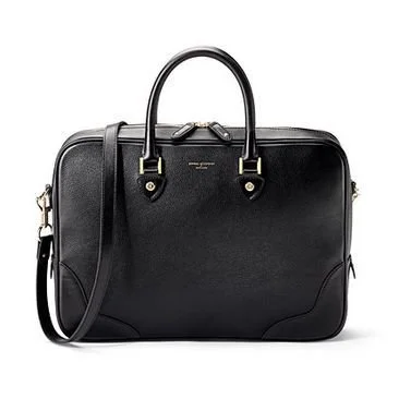 Aspinal of London Mount Street Leather Laptop Briefcase in Black Saffiano.jpg