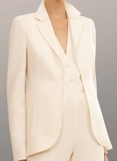 Akris White Blazer