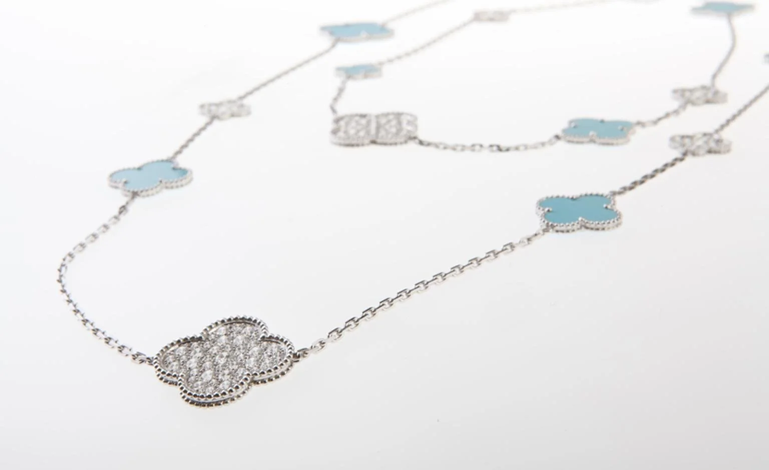 Van Cleef &amp; Arpels Princess Charlene Alhambra Necklace