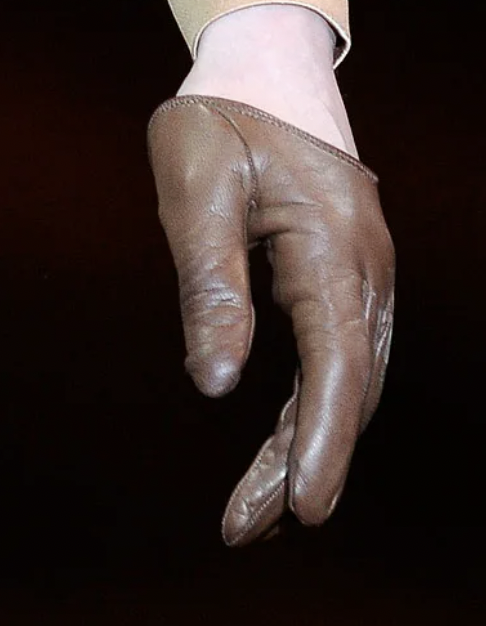 Armani Privé Brown Leather Gloves