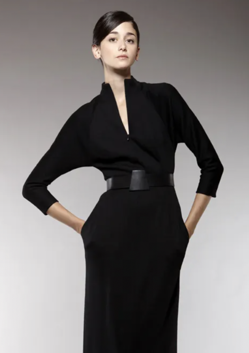 Akris Belted Zip Dress