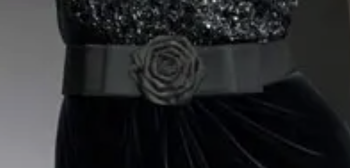 Giorgio Armani Flower Satin Belt