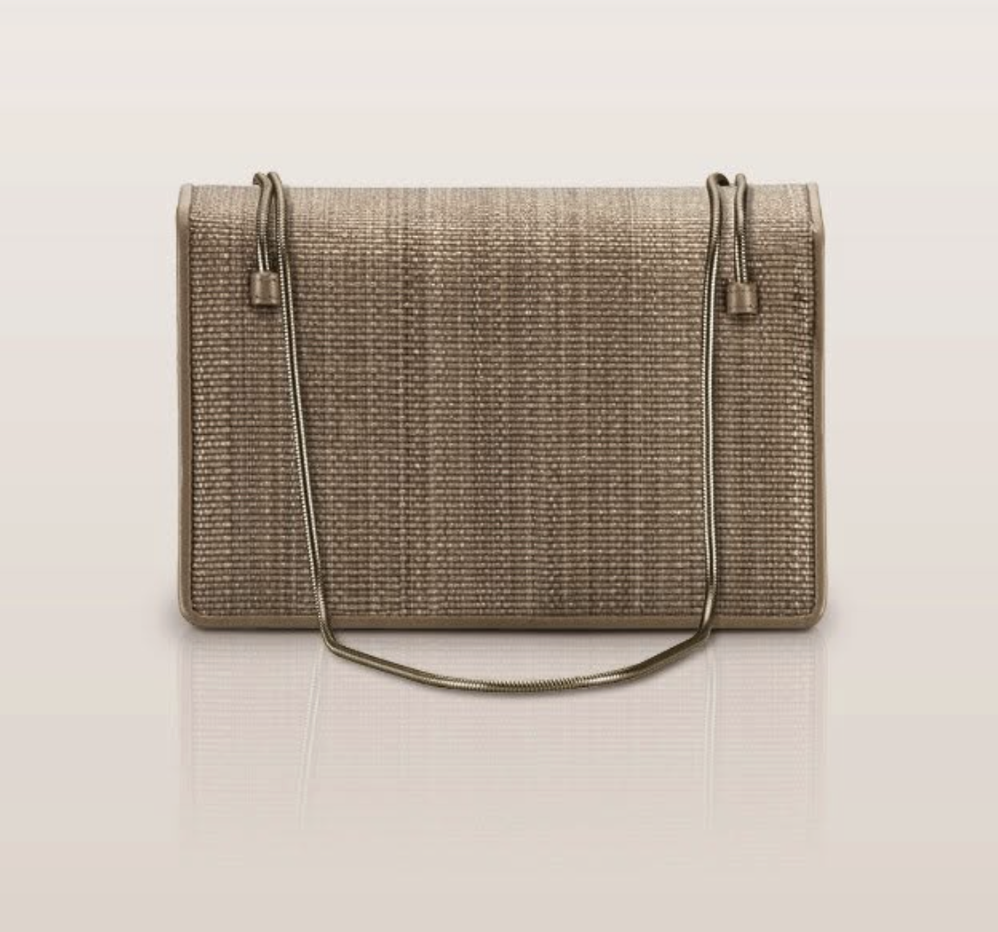Akris Alice Bag in Beige Horsehair 