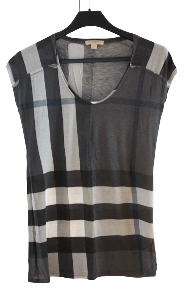 Burberry Checked Tank Top