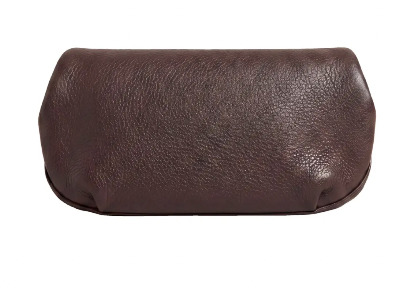 Akris Compact Clutch in Taupe Leather
