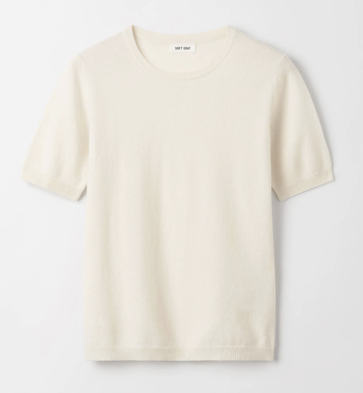 Soft Goat Short Sleeve Crewneck