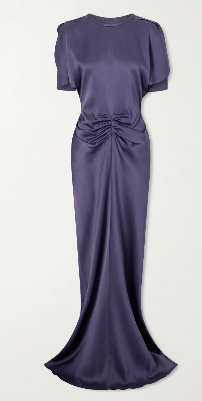 Victoria Beckham Isabella Ruched Satin Gown