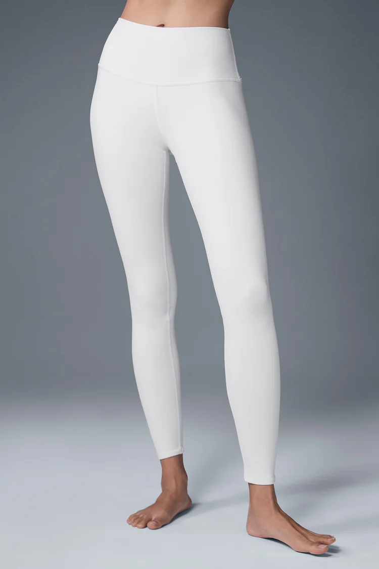 Alo High-Waist Airbrush Legging in White