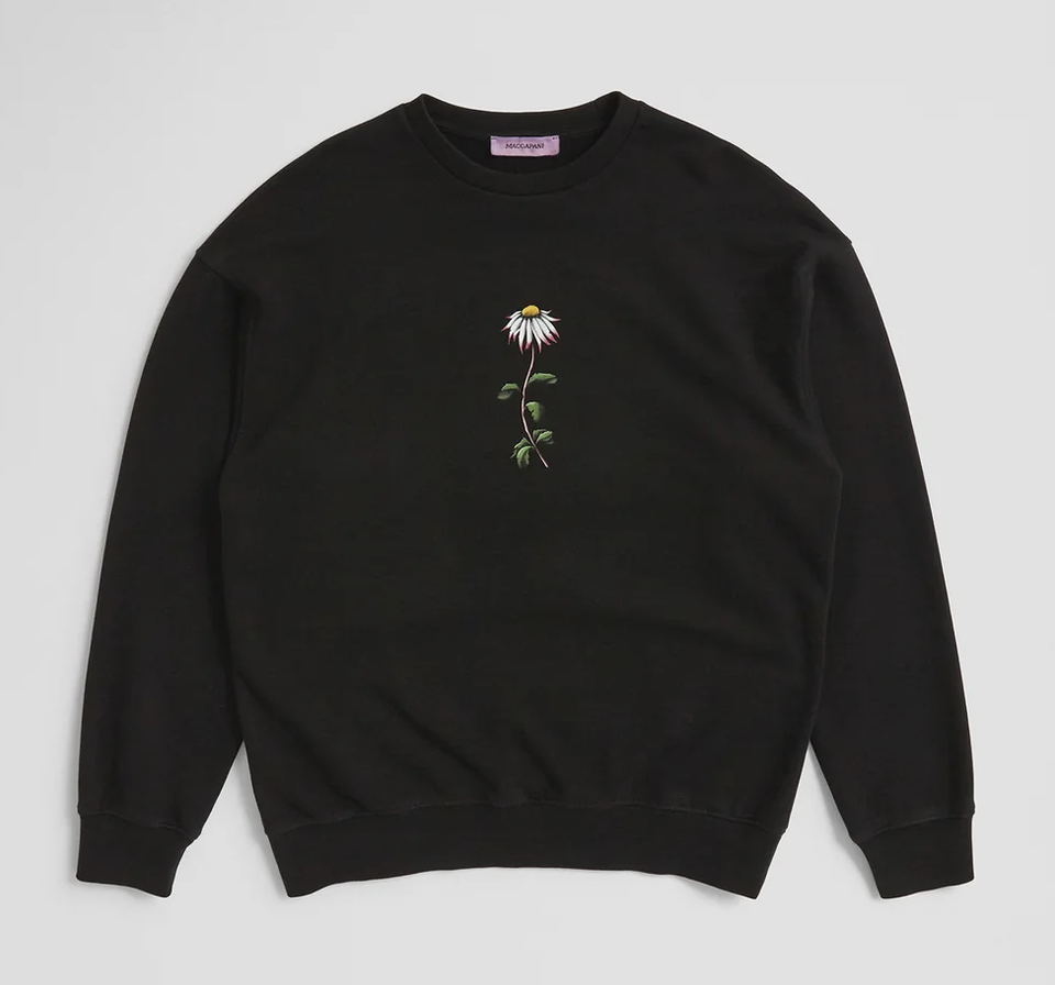 Maccapani Daisy Sweatshirt in Black
