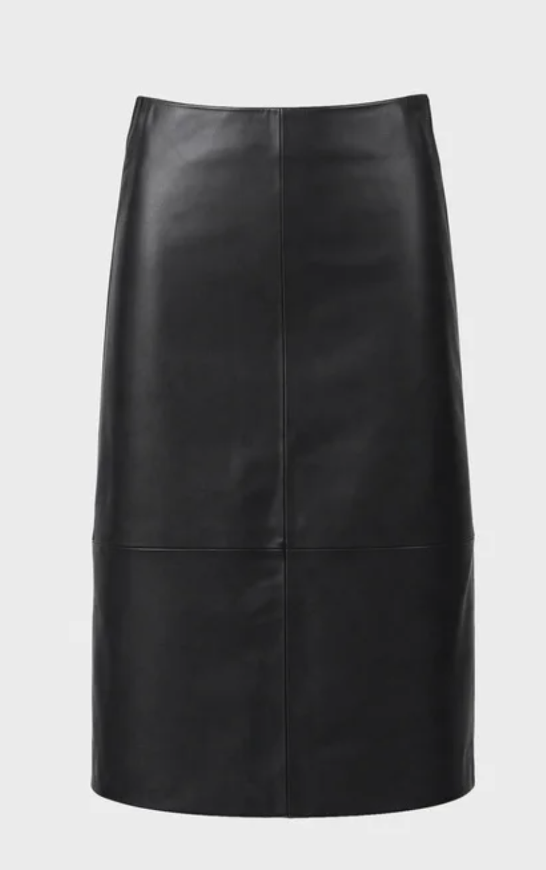 Wakakuu Icons Leather Pencil Skirt