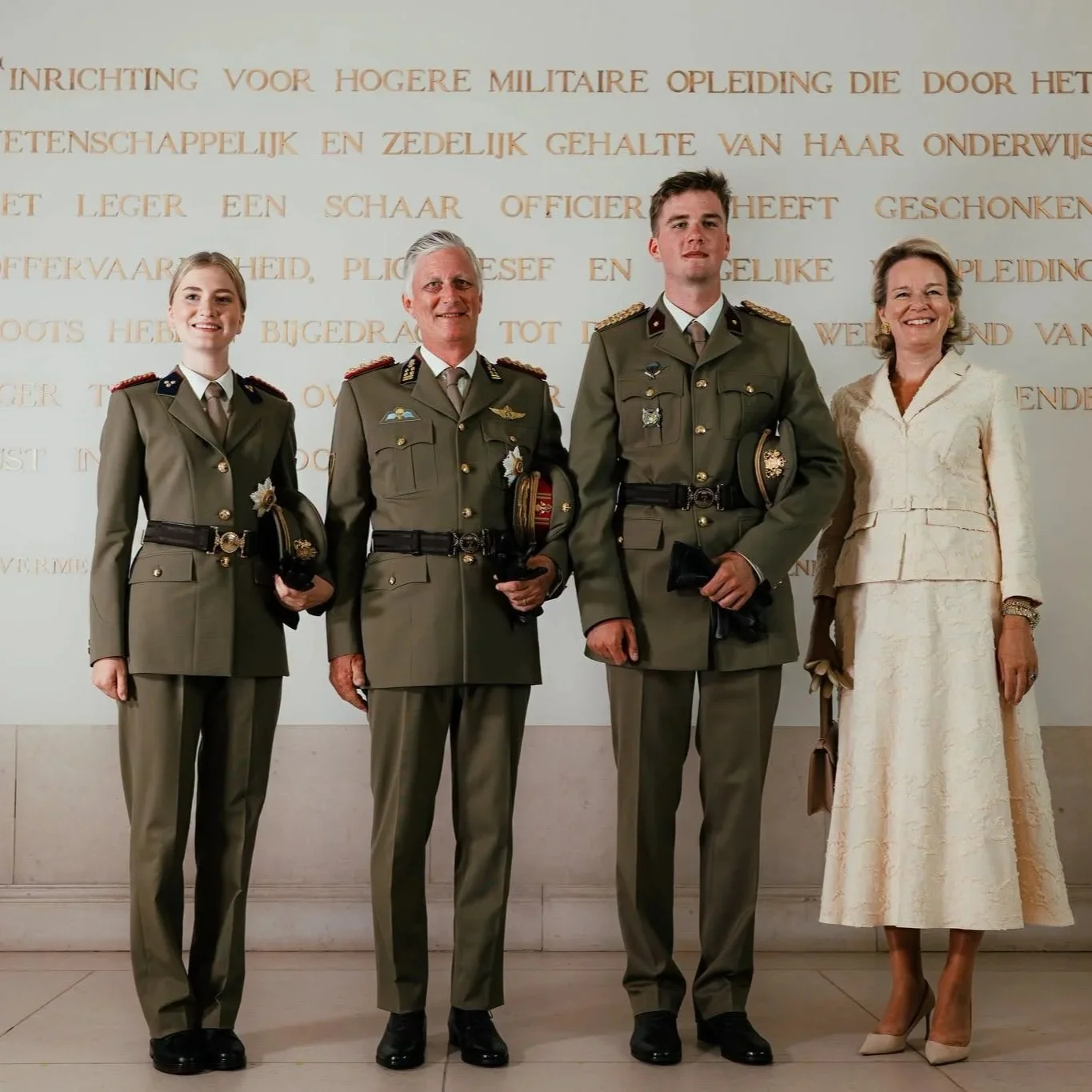 Prince Gabriel graduates from Royal Military Academy of Belgium