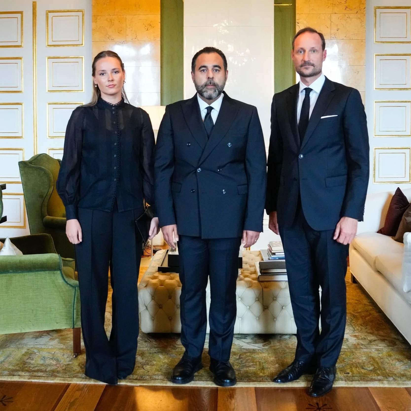 King Haakon and Crown Princess Ingrid Alexandra host Condolence Audiences
