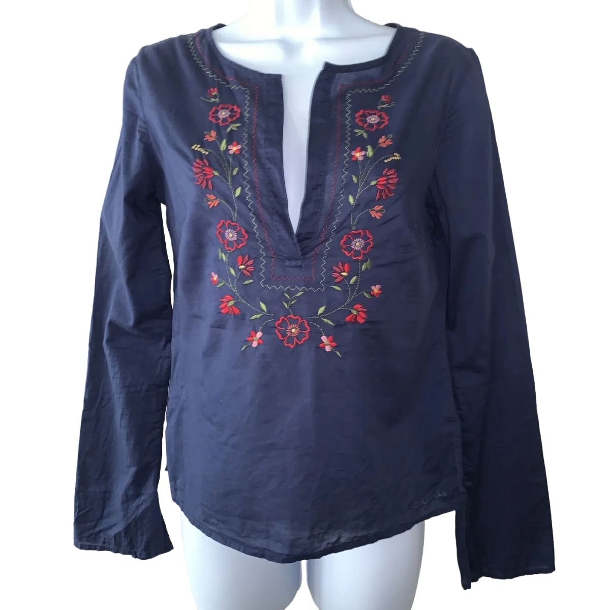 Abercrombie &amp; Fitch Embroidered Cotton Top