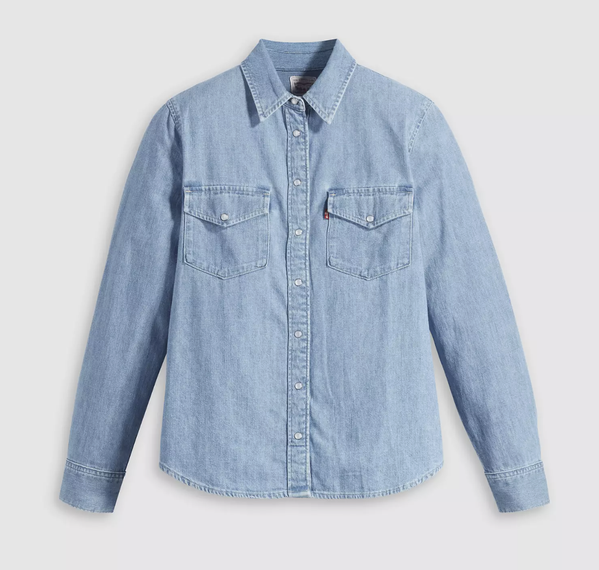 Levi's Iconic Western Denim Shirt in Blue