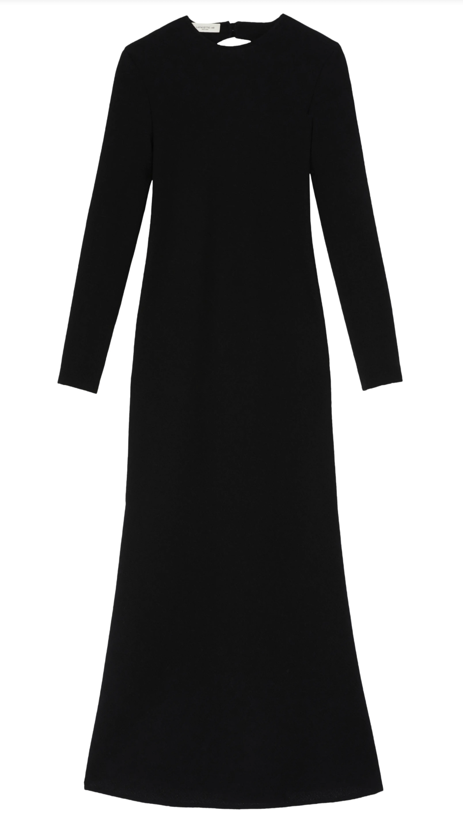 Lafayette 148 Keyhole Back Wool Nouveau Crepe Midi Dress