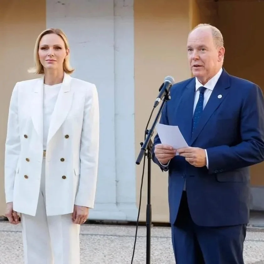 Prince Albert and Princess Charlene host reception for Council of Europe ambassadors