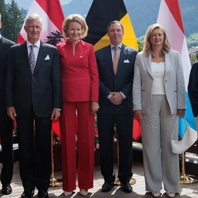 Belgian Royal Couple and Grand Ducal Couple attend Meeting of Heads of State of German-speaking countries - Day 2