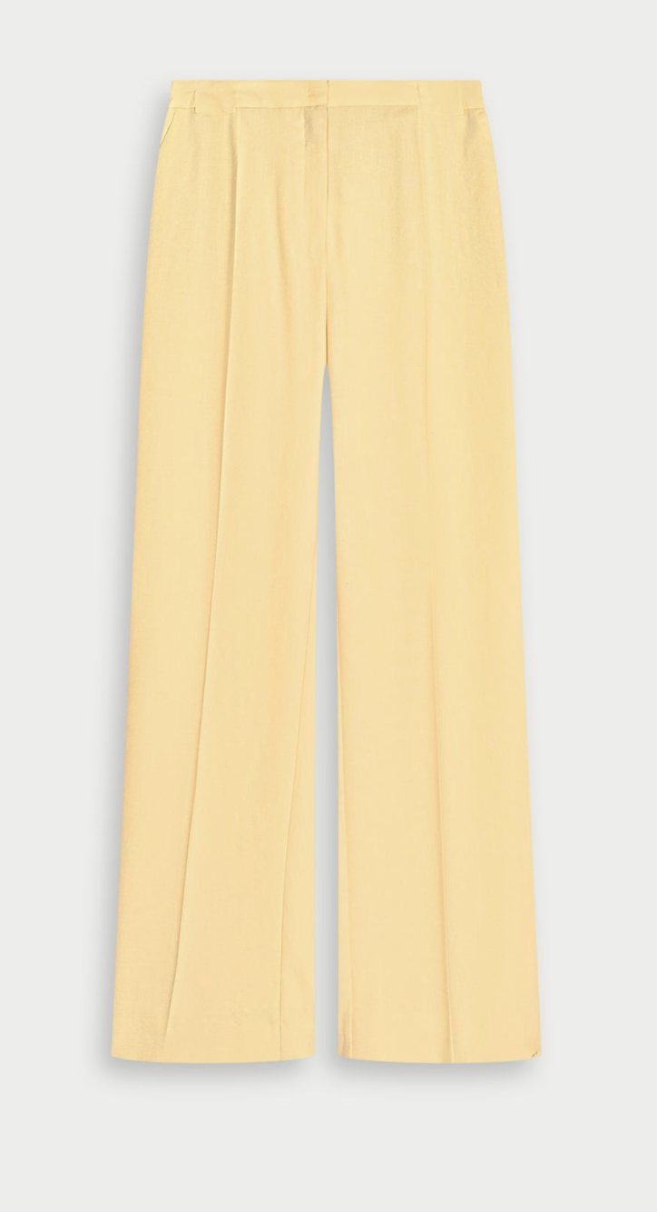Natan Echo Trousers in Light Yellow