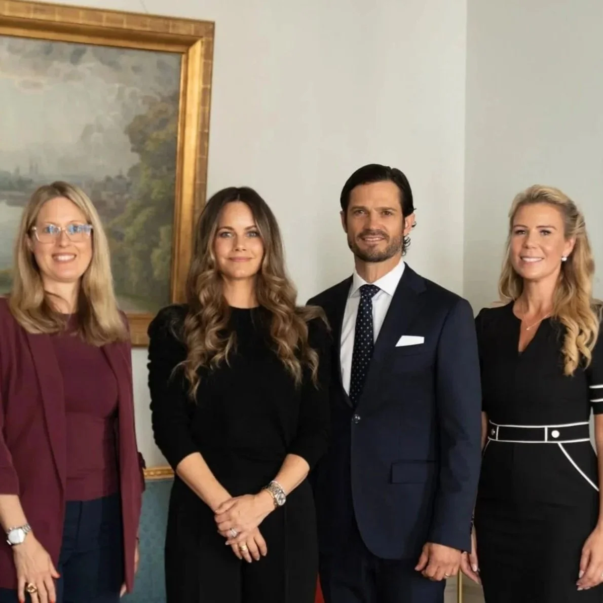 Prince Carl Philip and Princess Sofia attend roundtable discussion on young people's digital and financial health