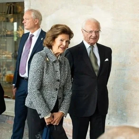 King Carl Gustaf and Queen Silvia visit Lidköping