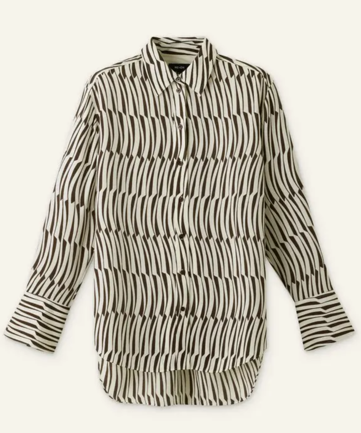 ME and EM Silk Oversized Shirt