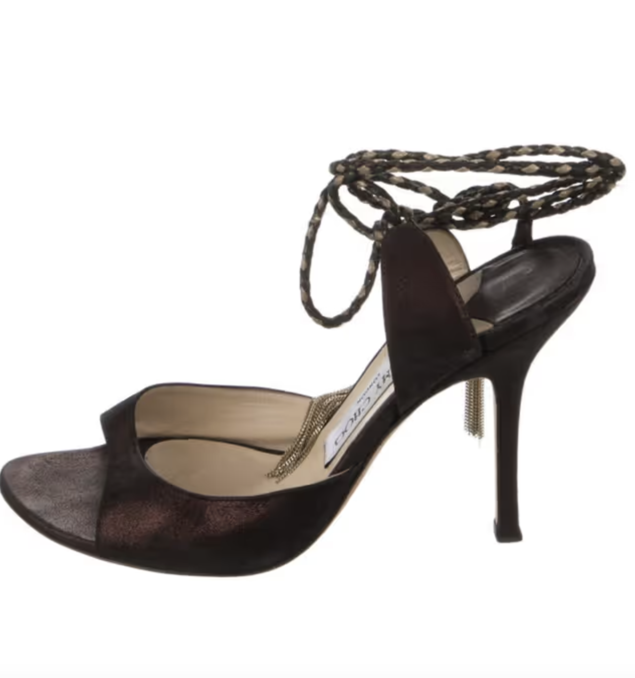 Jimmy Choo Ankle-Wrap Heels