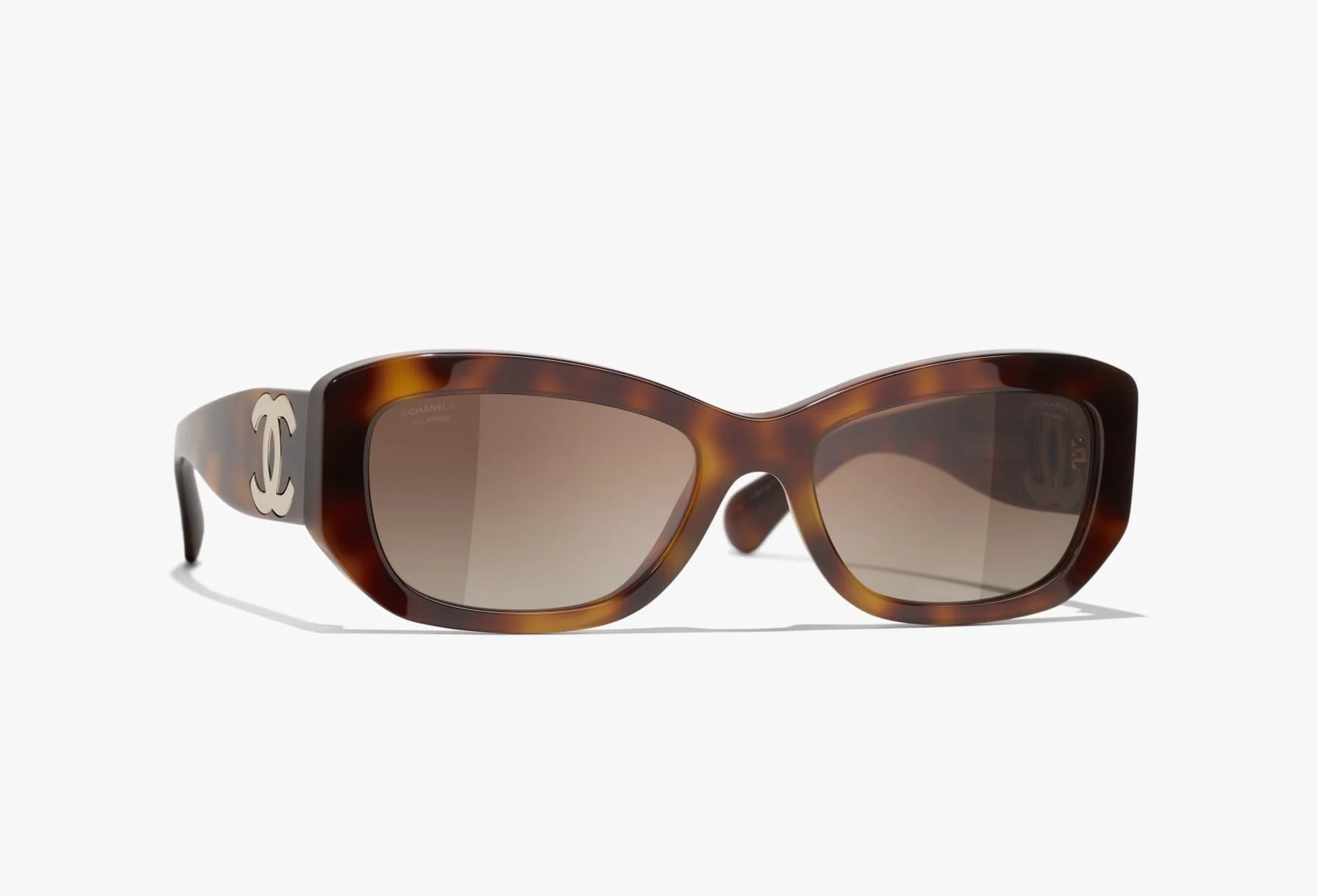 Chanel Rectangle Sunglasses in Tortoise.jpg