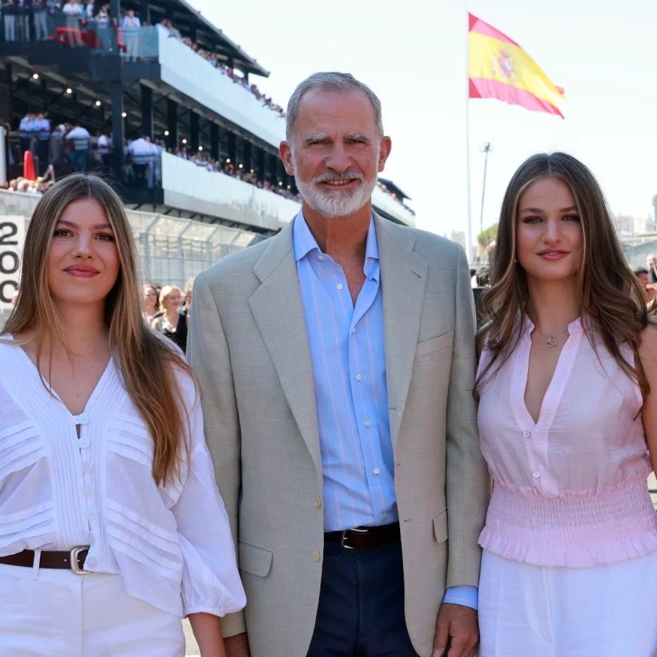 Spanish Royal Family attends Spanish F1 Grand Prix