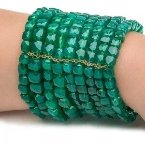 Maison van Belle Beaded Cuff Bracelet