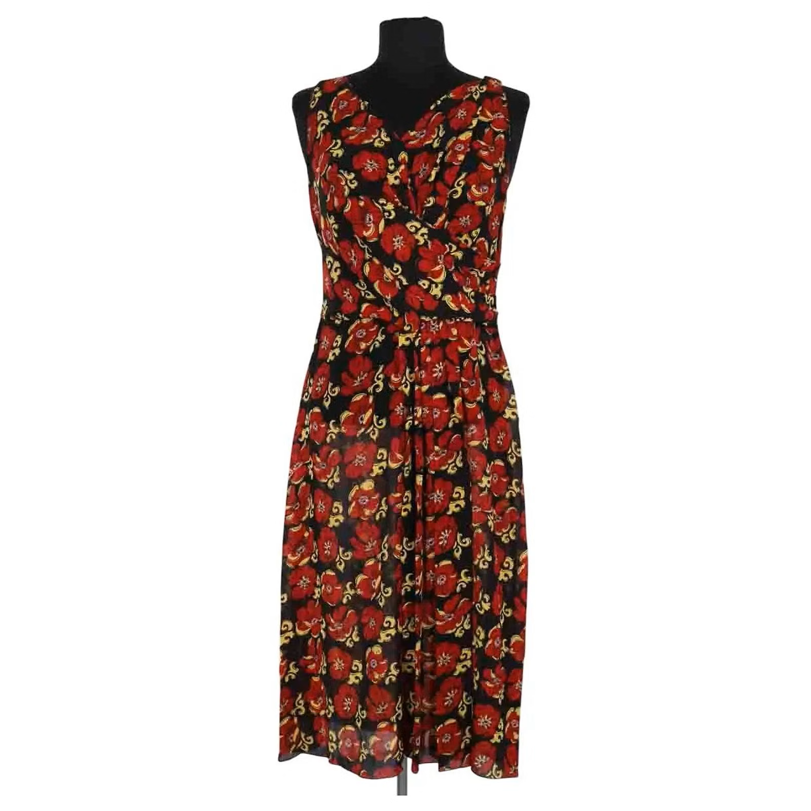 Prada Floral Silk Dress
