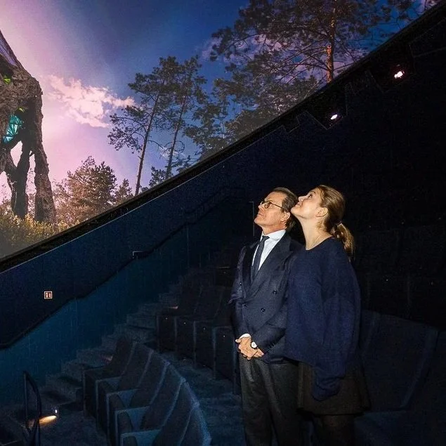 Prince Daniel and Princess Estelle attend 'Roof of Reflection' premiere