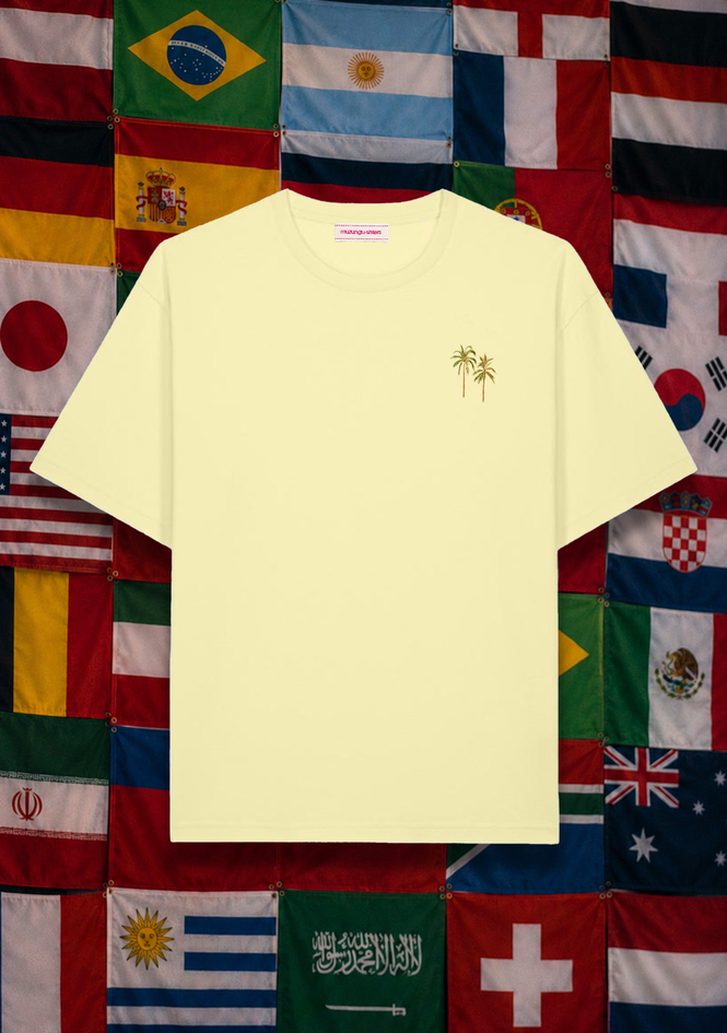 Muzungu Sisters Brazil T-Shirt in Yellow