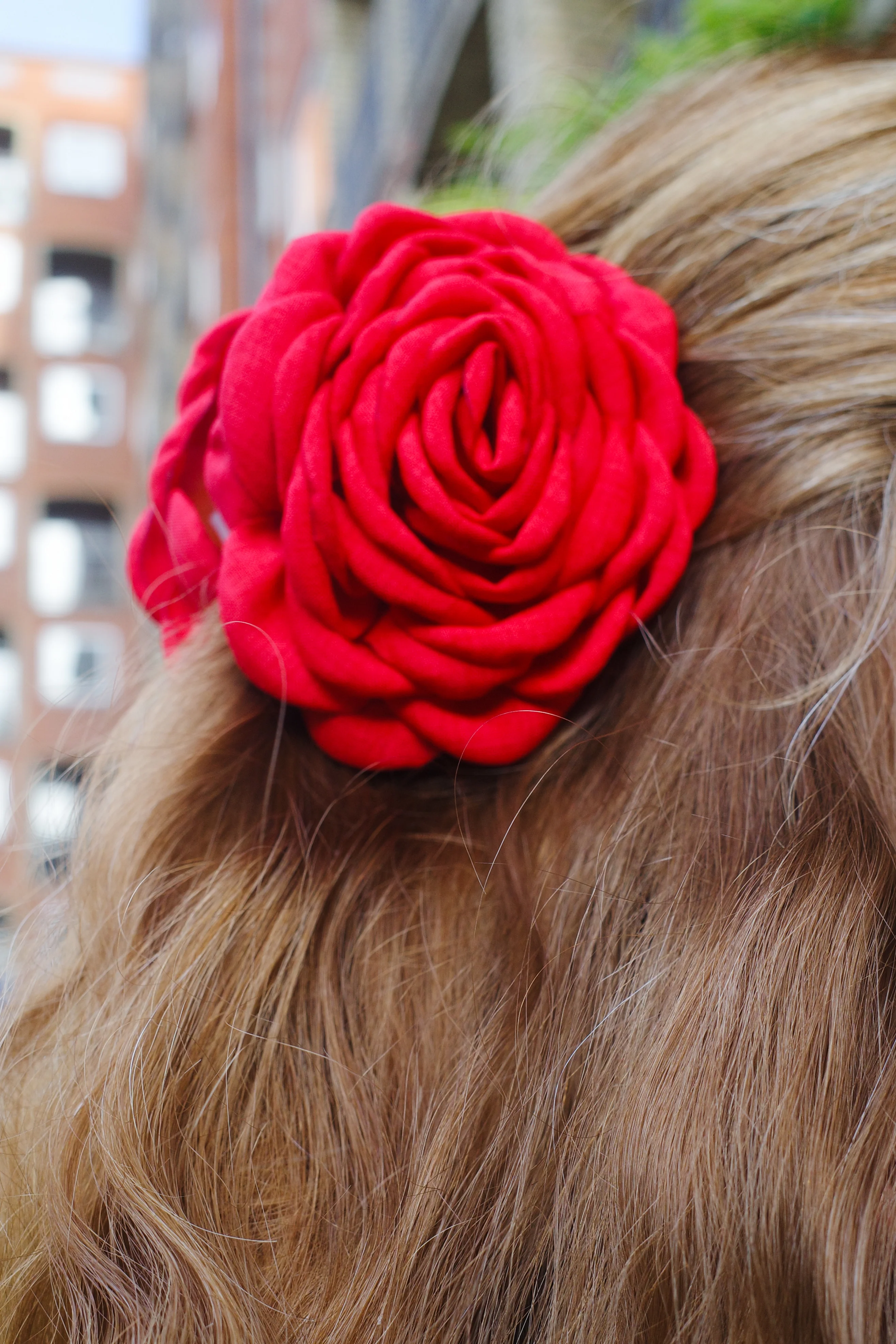 Caro Editions Rosie Hair Clip in Red.png