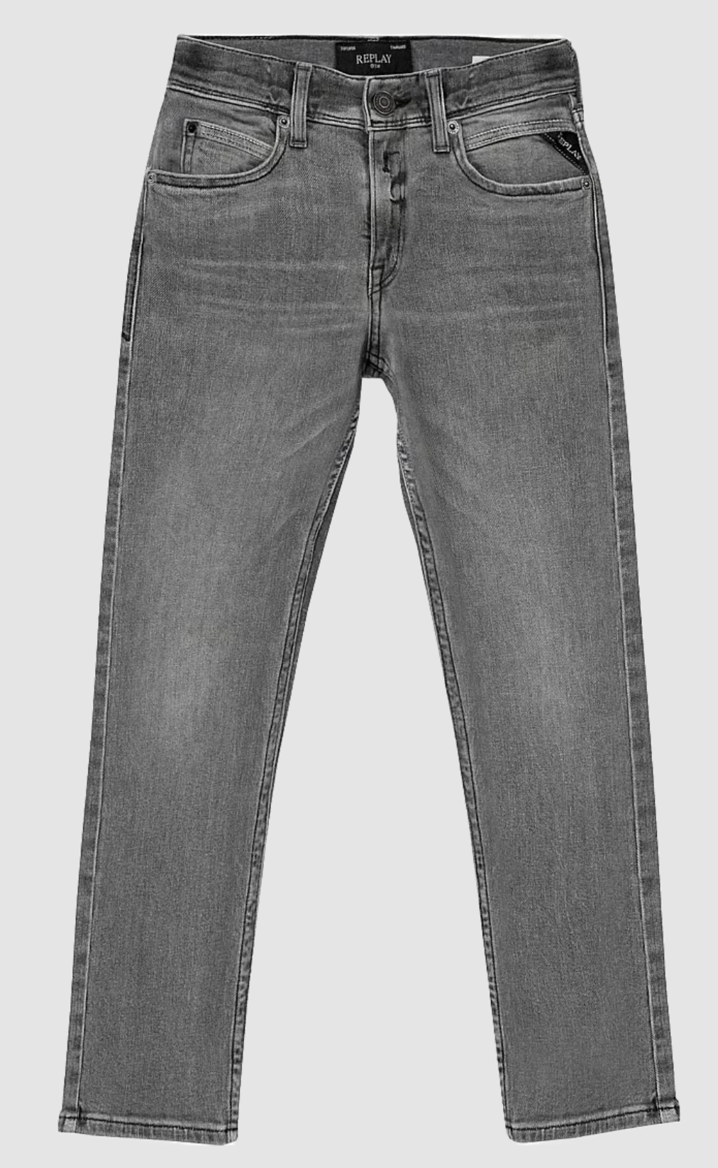 Replay Wallys Slim-Fit Jeans in Grey