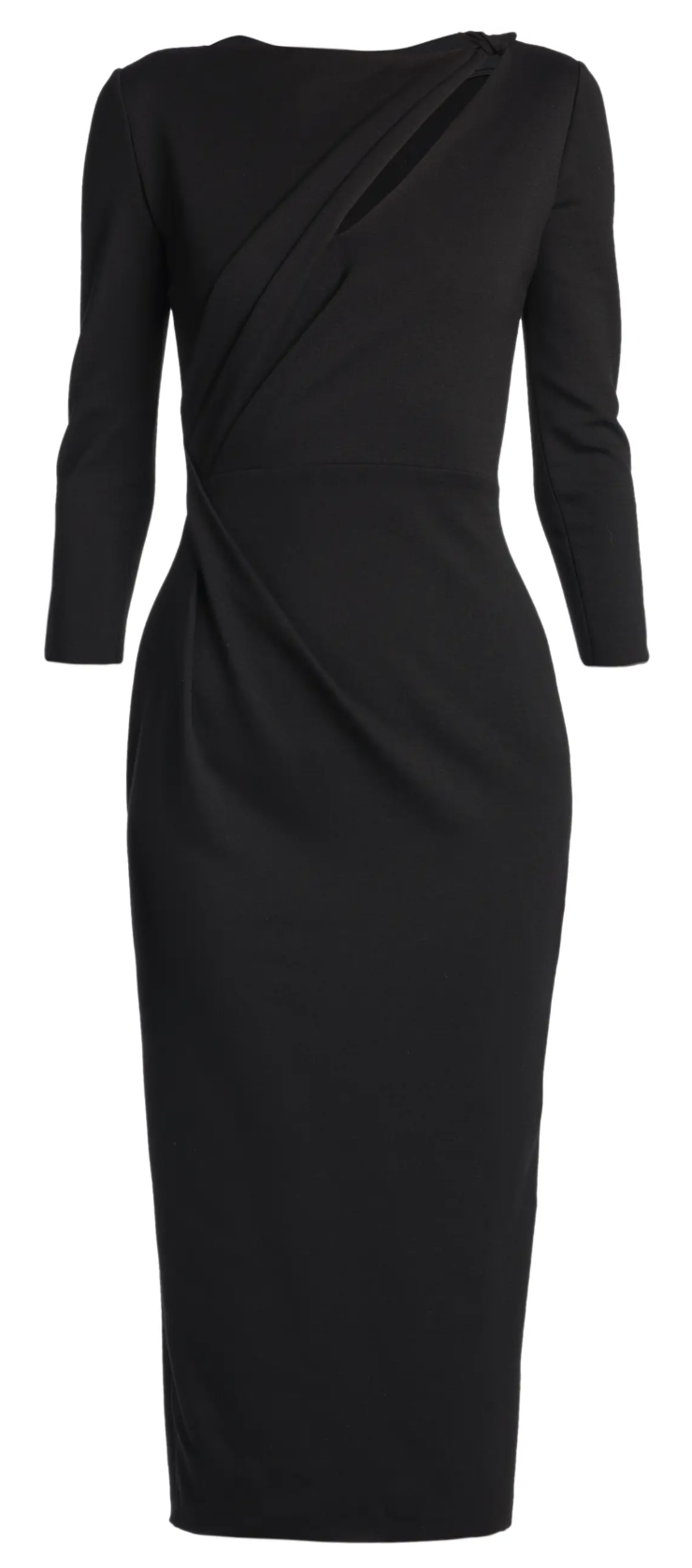 Giorgio Armani Jersey Asymmetric Cut-Out Dress