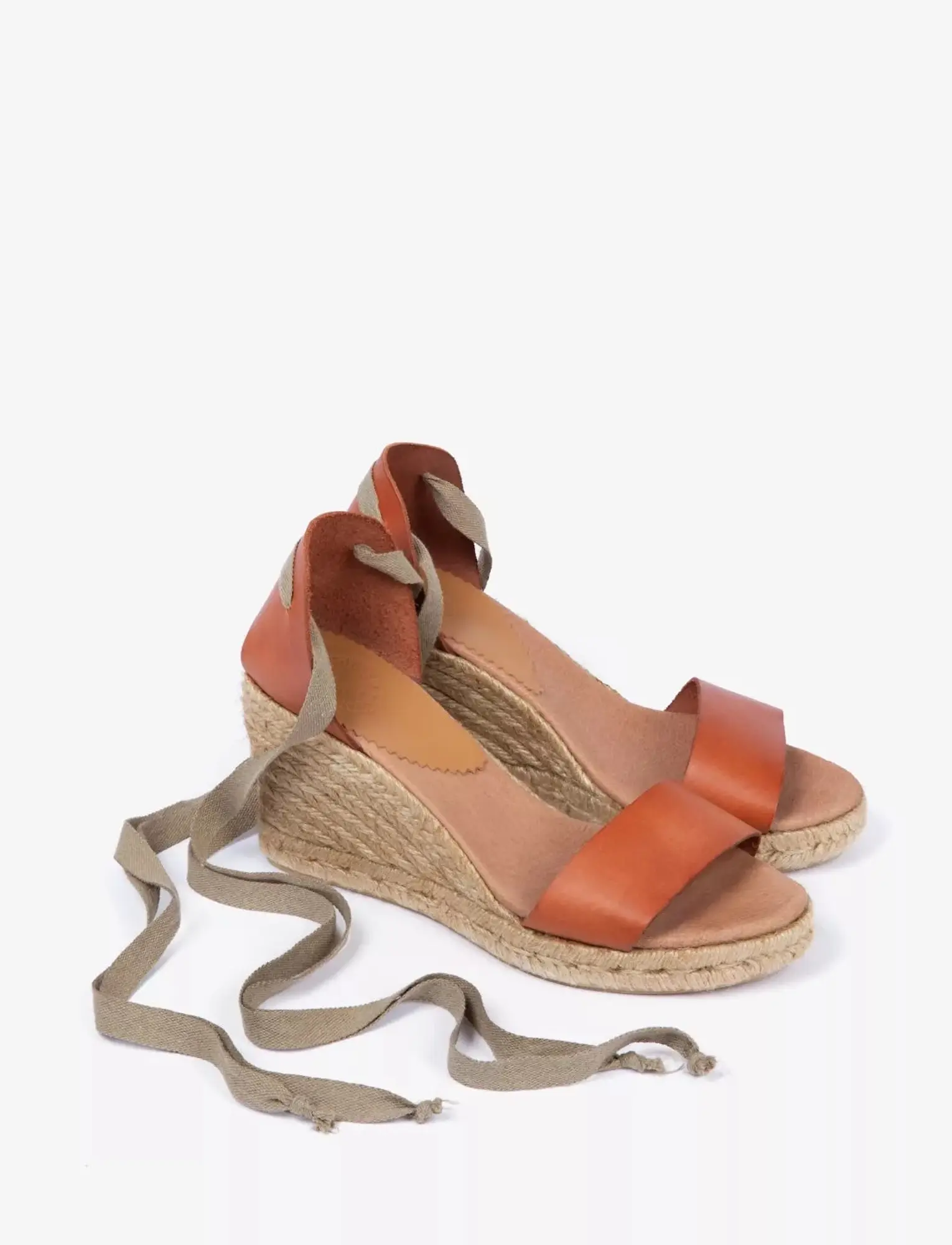 Penelope Chilvers Brook Leather Espadrilles in Tan.png