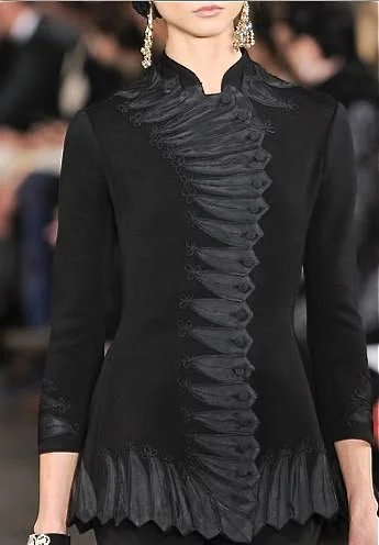 Ralph Lauren Feather-Trimmed Jacket