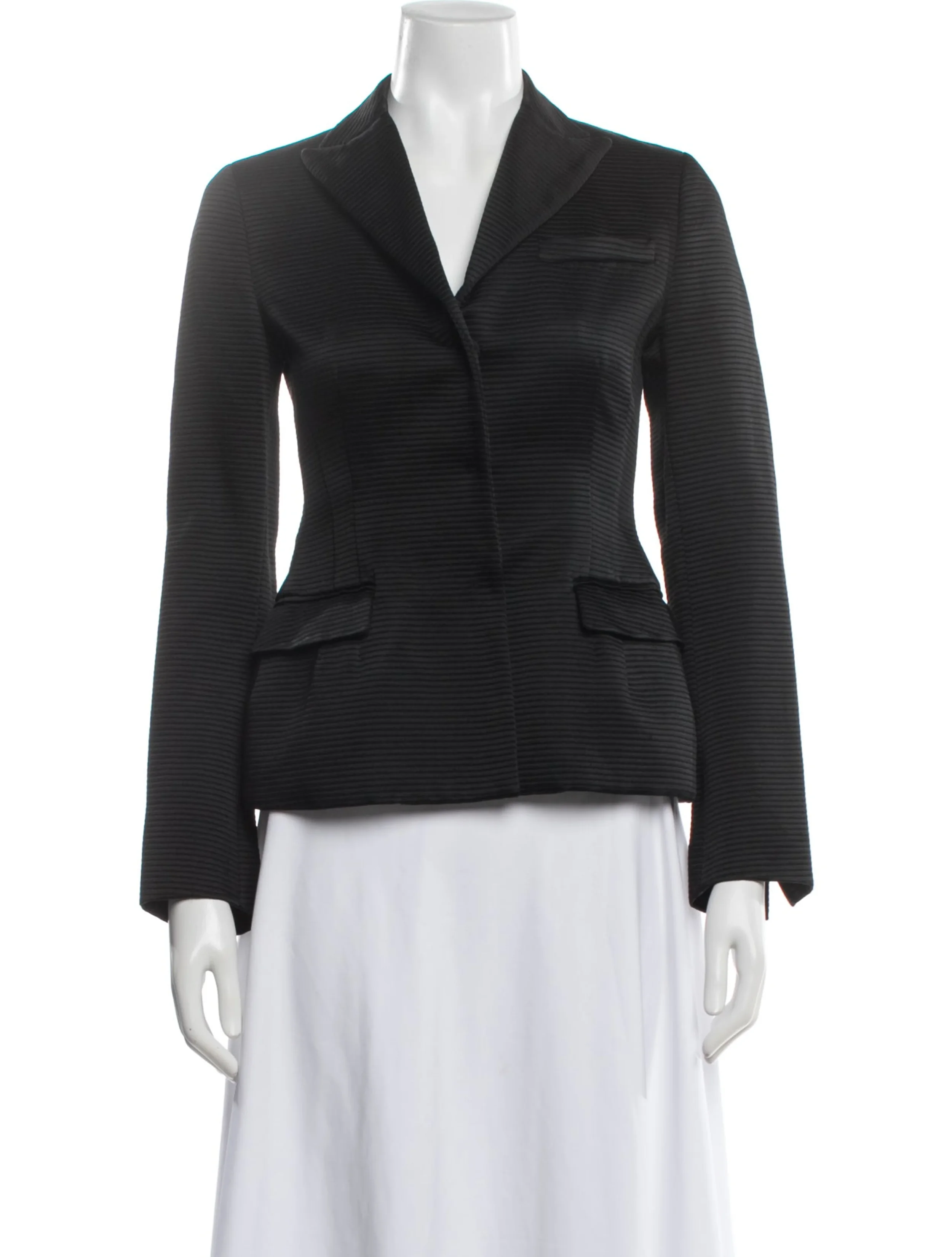 Prada Black Silk Jacket