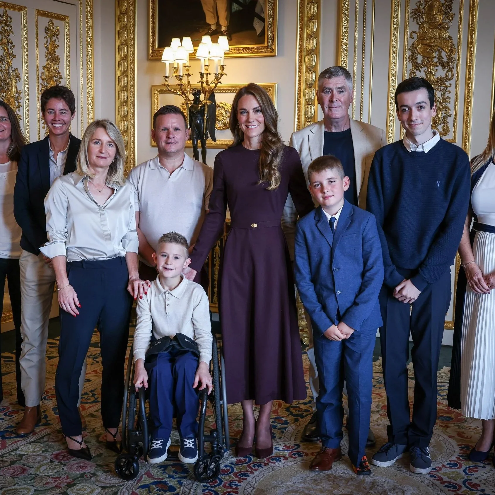 The Princess of Wales hosts tea party for Three Peaks Challenge participants 