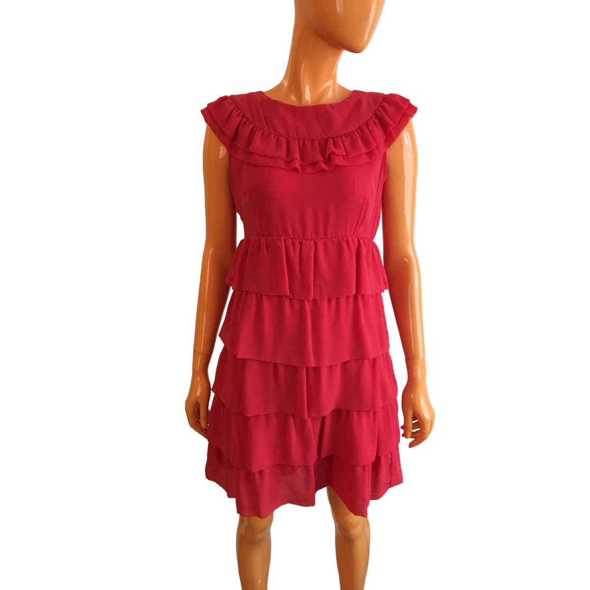 Topshop Tiered Ruffle Dress