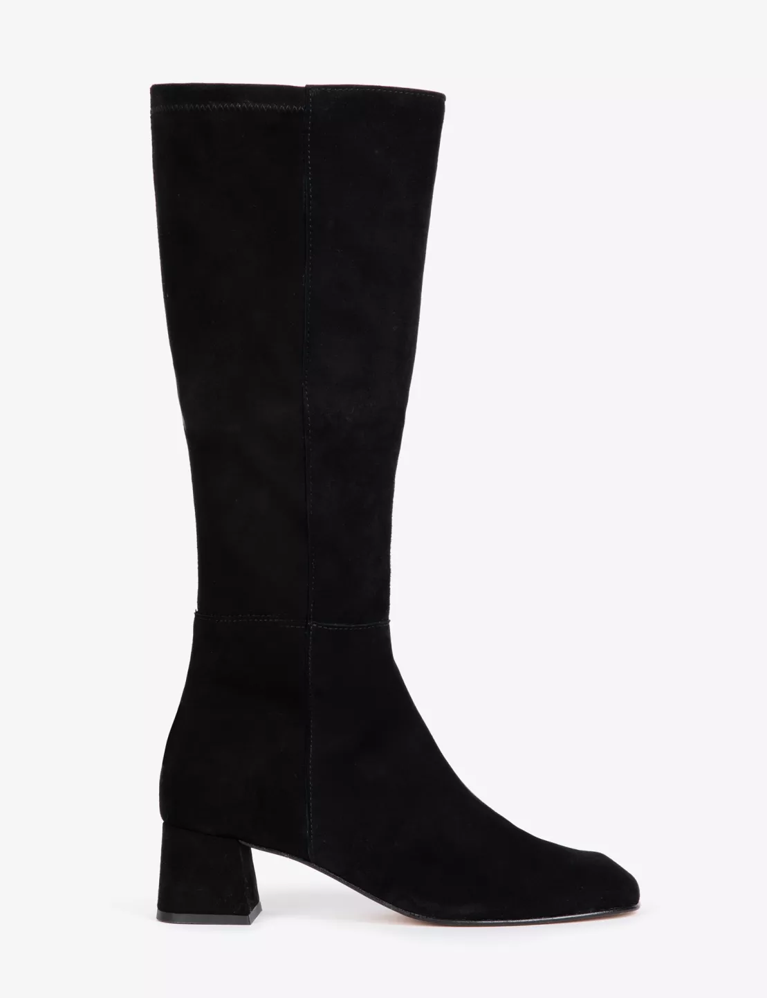 Penelope Chilvers Sinatra Boots in Black Suede