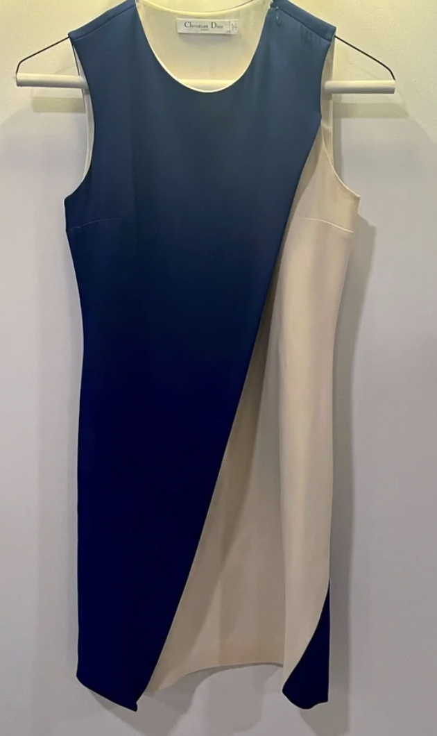 Christian Dior Two-Tone Dress