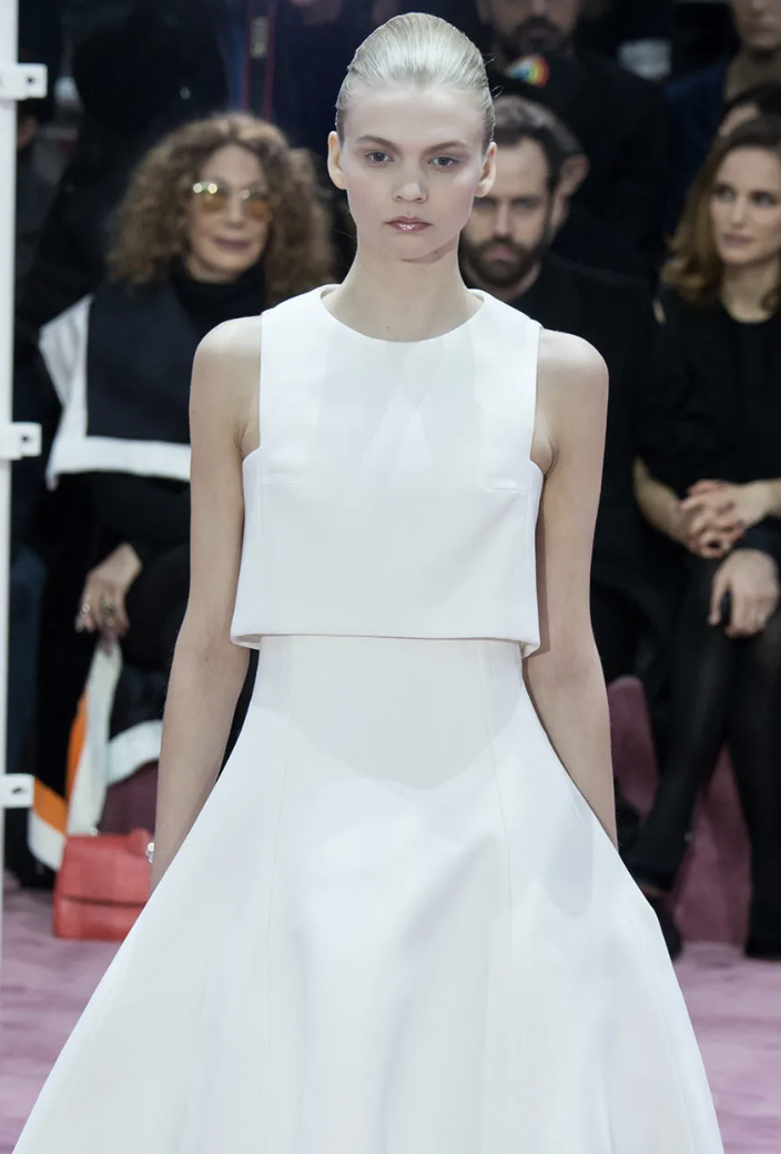 Christian Dior Haute Couture Flared Silk Dress
