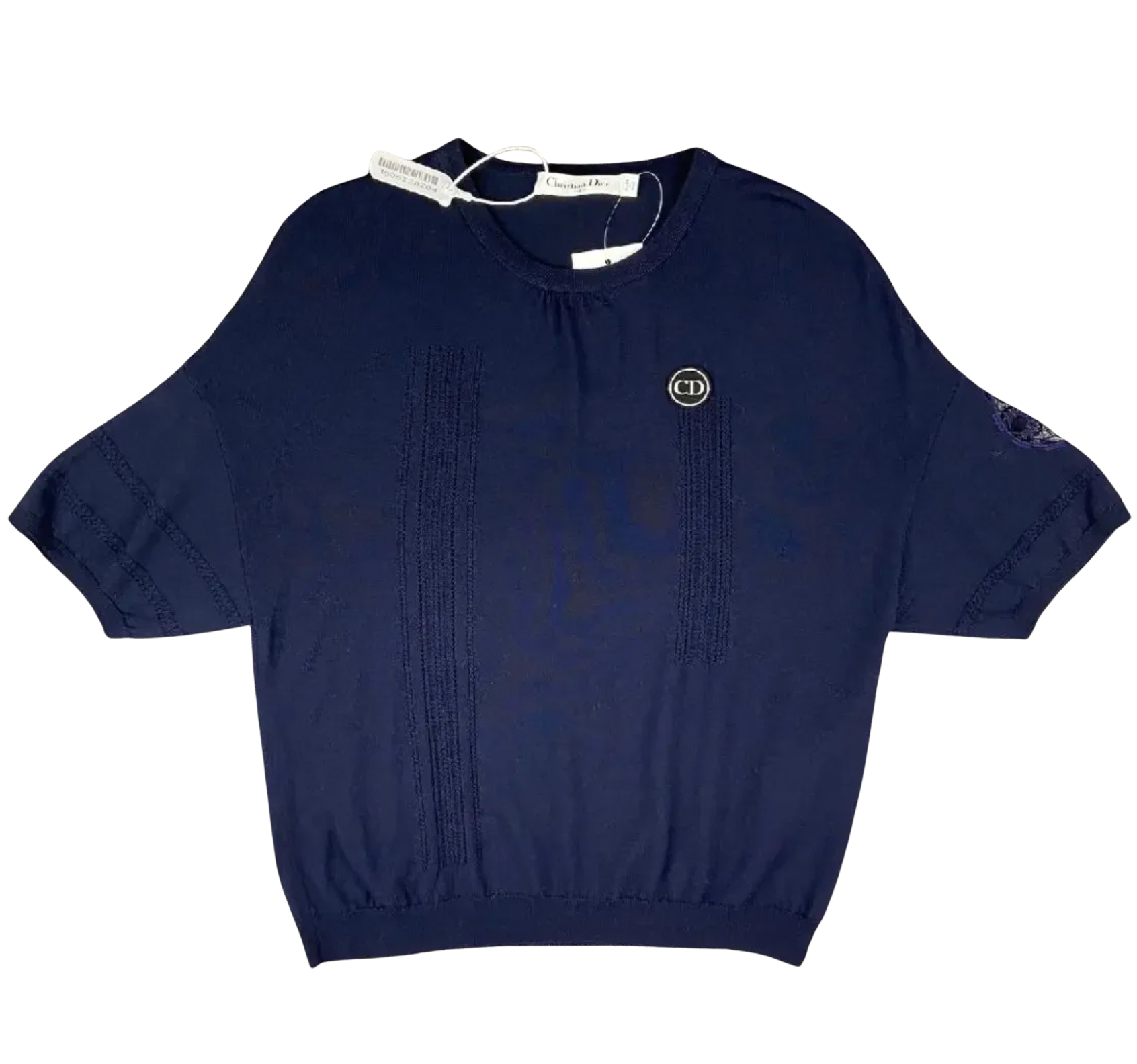 Christian Dior Wool Short Sleeve Top