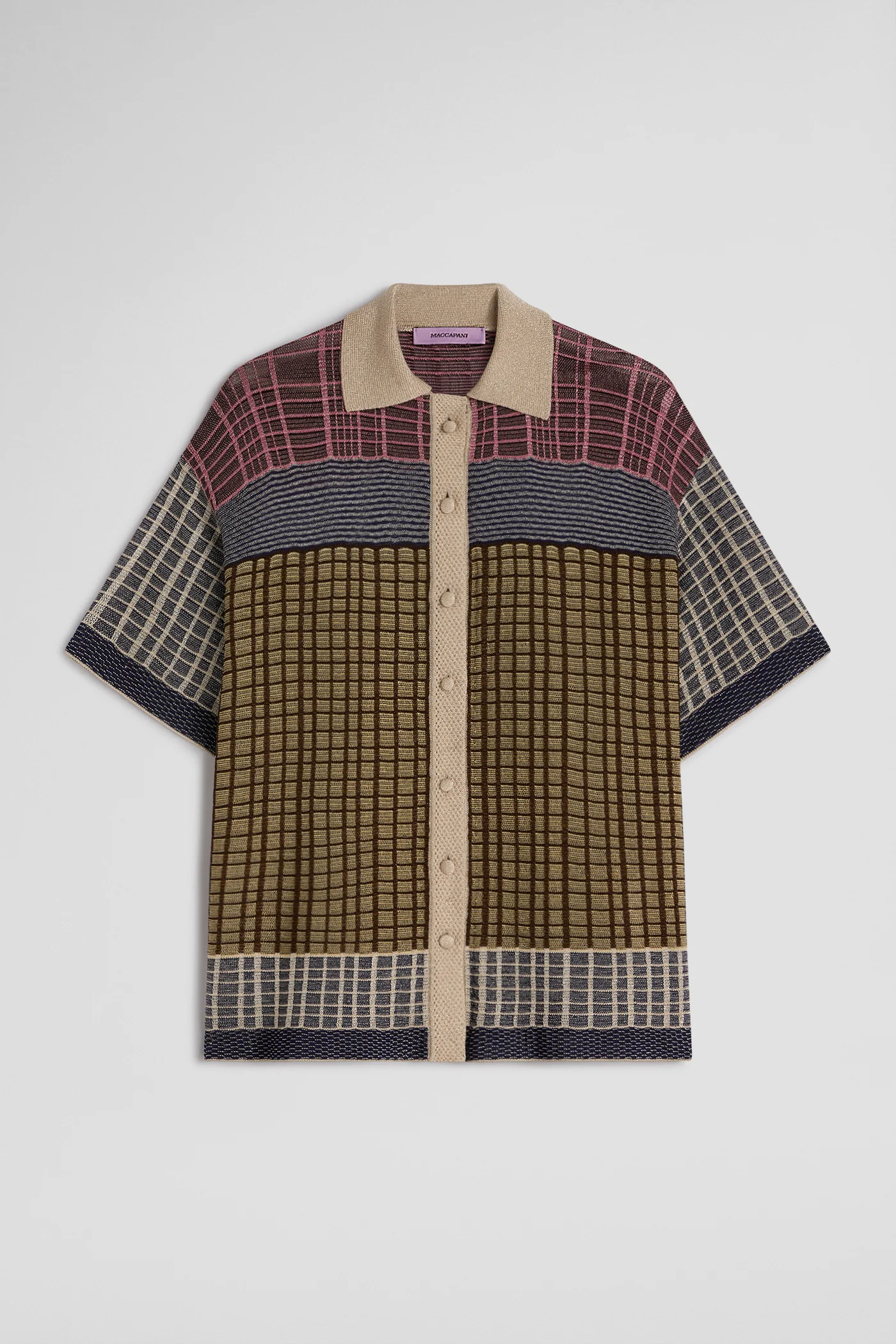 Maccapani Knit Tourist Shirt in Multicolour