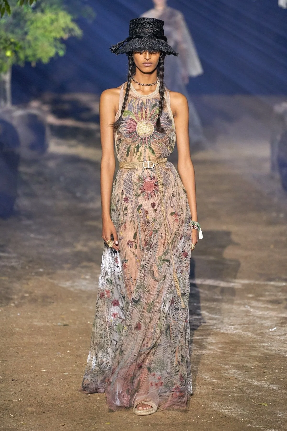 Christian Dior Floral Halterneck Gown.jpg
