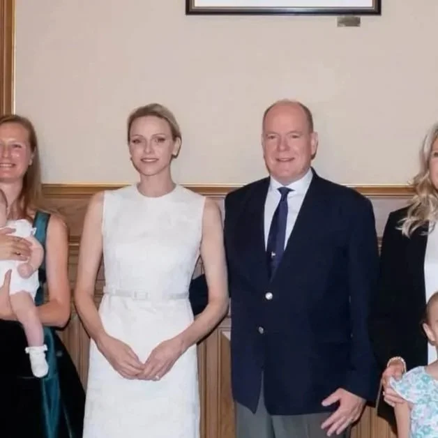 Prince Albert and Princess Charlene attend Town Hall reception