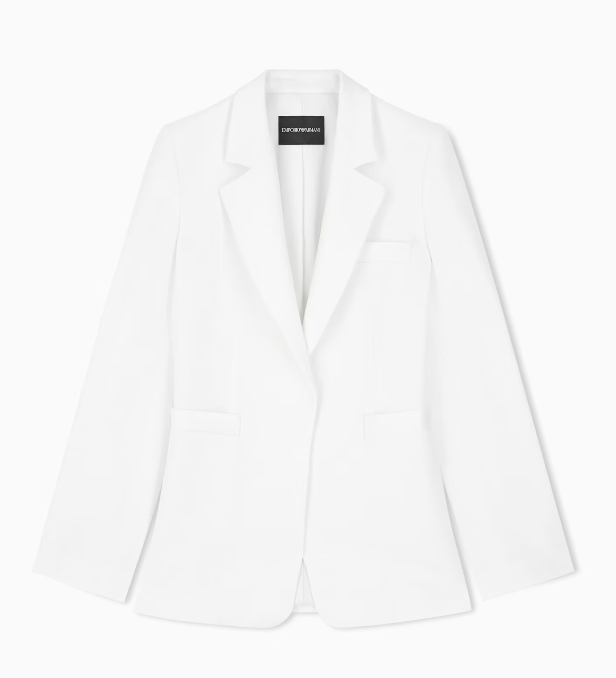 Emporio Armani Blazer in Enver Satin with Buttoned Cuffs